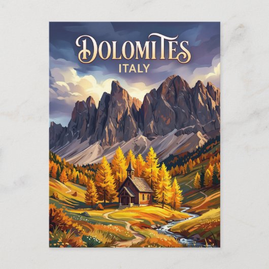 Carte Postale Dolomites Italie (Devant)