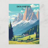 Carte Postale Dolomites Italie Montagnes Voyage (Devant)