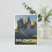 Carte Postale Dolomites Italie Travel (Debout devant)