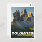 Carte Postale Dolomites Italie Travel (Devant / Derrière)