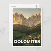 Carte Postale Dolomites Italie Travel (Devant / Derrière)