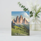 Carte Postale Dolomites Italie vintage (Debout devant)