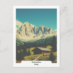 Carte Postale Dolomites, Italie Vintage Alpin