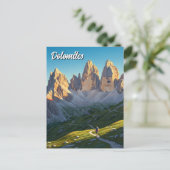 Carte Postale Dolomites Italie Voyage de randonnée (Debout devant)
