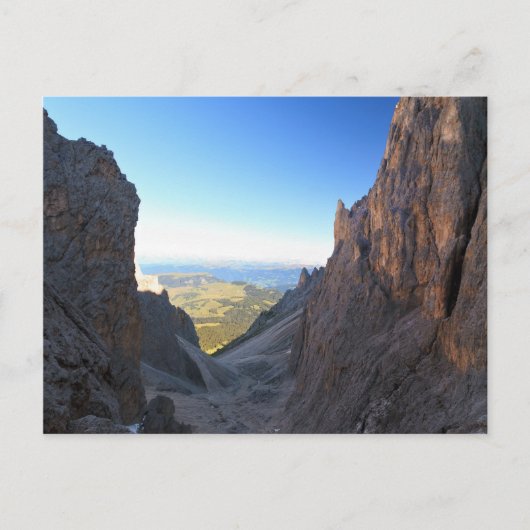 Carte Postale Dolomites le matin (Devant)