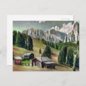 Carte postale Dolomites Painting (Devant / Derrière)