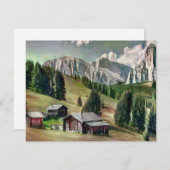Carte postale Dolomites Painting (Devant / Derrière)