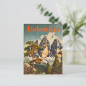 Carte Postale Dolomites Vintage (Debout devant)