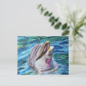 Carte postale Dolphin Aquarelle (Debout devant)