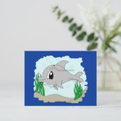 Carte postale Dolphin mignonne (Debout devant)