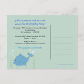 Carte Postale Dolphin Ocean Boys Anniversaire Invitation PostCar (Dos)