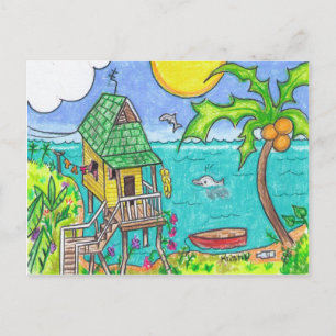Carte postale Dolphinos