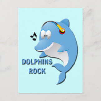 CARTE POSTALE DOLPHINS ROCK
