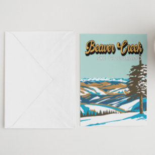 Carte Postale Domaine skiable de Beaver Creek Winter Colorado Vi