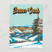 Carte Postale Domaine skiable de Beaver Creek Winter Colorado Vi (Devant)