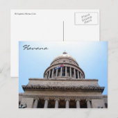 Carte Postale dôme avant du capitolio (Devant / Derrière)