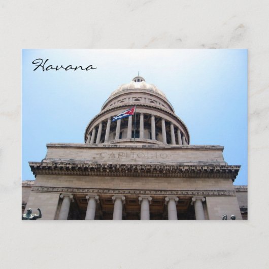 Carte Postale dôme avant du capitolio (Devant)