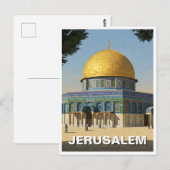 Carte Postale Dôme de Jérusalem du Rock Travel (Devant / Derrière)