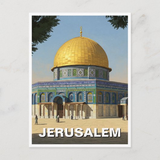 Carte Postale Dôme de Jérusalem du Rock Travel (Devant)