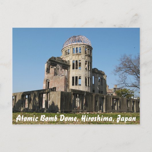 Carte Postale Dôme de la bombe atomique, Hiroshima, Japon (Devant)