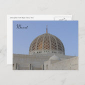 Carte Postale dôme de muscat (Devant / Derrière)
