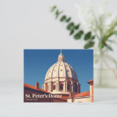 Carte Postale Dôme de Saint-Pierre (Cupole) Cité du Vatican (Debout devant)