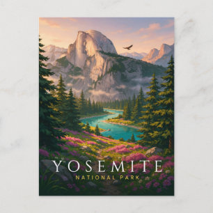 Carte Postale Dôme de Yosemite, Parc national de Yosemite