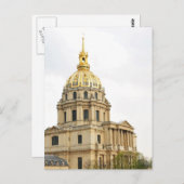 Carte Postale Dôme des Invalides (Devant / Derrière)