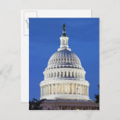 Carte Postale Dôme du Capitol américain (Devant / Derrière)