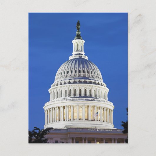 Carte Postale Dôme du Capitol américain (Devant)