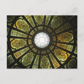 Carte postale Dome du centre culturel de Chicago
