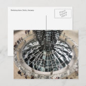 Carte Postale dôme du reichstag vers le bas (Devant / Derrière)