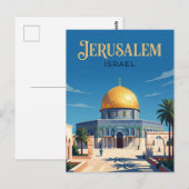 Carte Postale Dôme du Rocher Israël (Devant / Derrière)