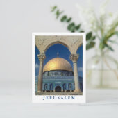 Carte postale "Dôme du rocher, Jérusalem" (Debout devant)