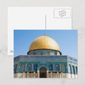 Carte Postale Dôme du rocher Jérusalem (Devant / Derrière)