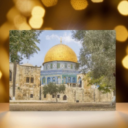 Carte Postale Dôme Du Rocher Sainte Mosquée Jérusalem Palestine