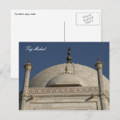 Carte Postale dôme taj (Devant / Derrière)