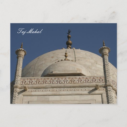 Carte Postale dôme taj (Devant)