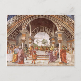 Carte Postale Domenico Ghirlandaio : Le banquet d'Hérode