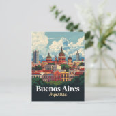 Carte Postale Dômes architecturaux de Buenos Aires (Debout devant)