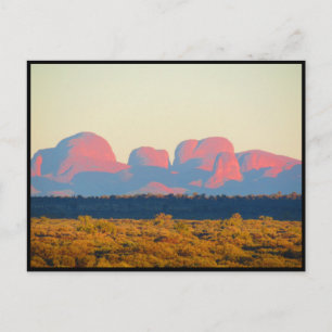 Carte Postale dômes du lever du soleil de kata tjuta