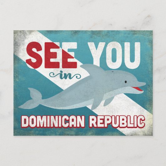 Carte Postale Dominican Republic Dolphin (Devant)