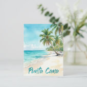 Carte Postale Dominican Republic Punta Cana Beach (Debout devant)