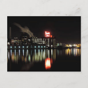 Carte Postale Domino Sugar Baltimore la nuit