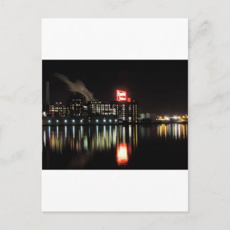 Carte Postale Domino Sugar Baltimore la nuit
