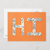 Carte postale Dominoes 001 (Devant / Derrière)