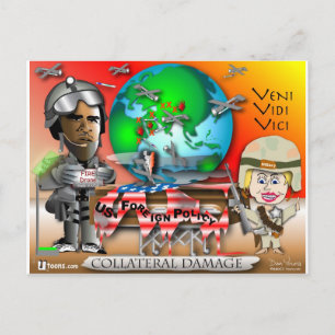 Carte Postale Dommages collatéraux