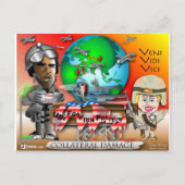 Carte Postale Dommages collatéraux (Devant)