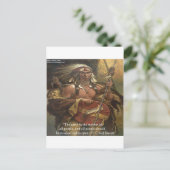 Carte Postale Don de devis Chef Joseph & Nature Tee - shirts et  (Debout devant)