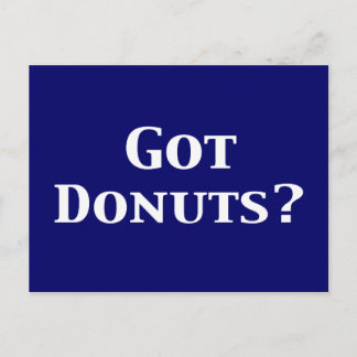 Carte Postale Don de donuts